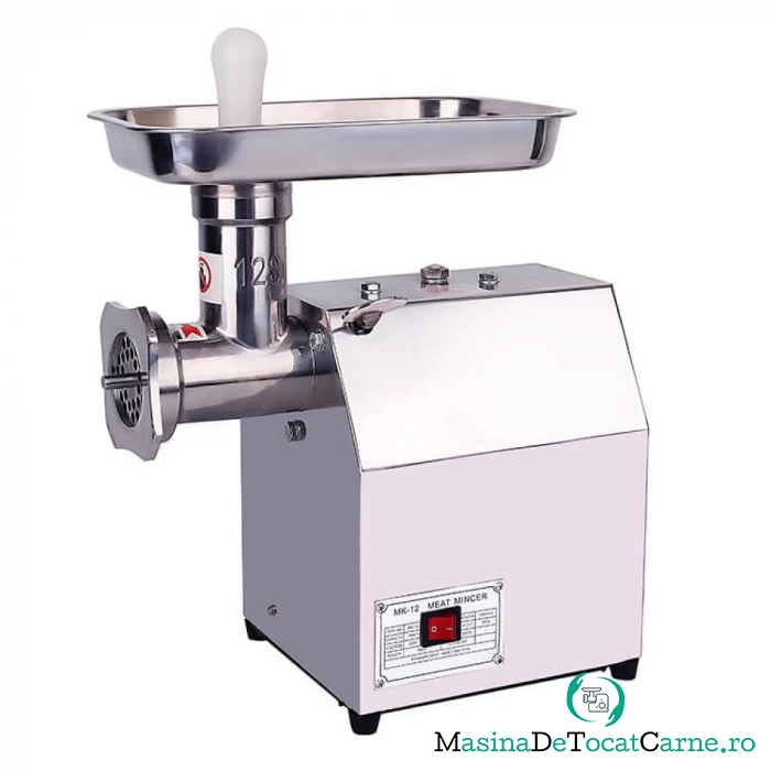Masina de tocat carne profesionala,Micul Fermier Model MK-12, inox, 150Kg h, Eletrica, 800W